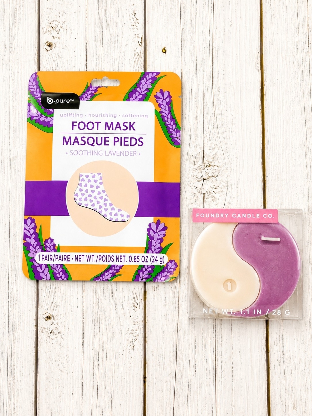 Soothing Lavender Foot Mask - Purple